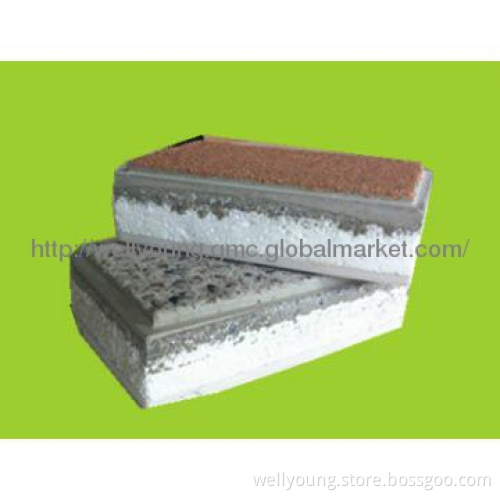 Exterior insulation material for cold place
